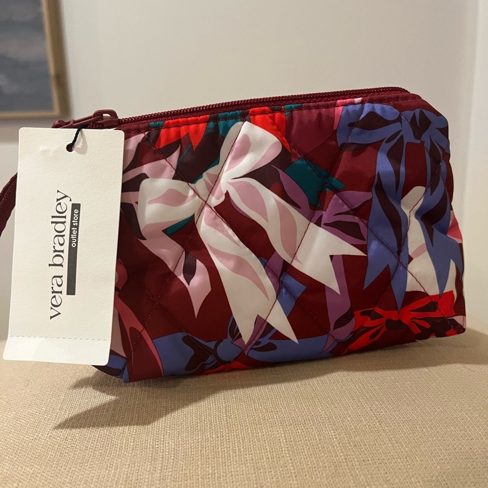 Vera Bradley Multicolor Bow Cosmetic Bag
